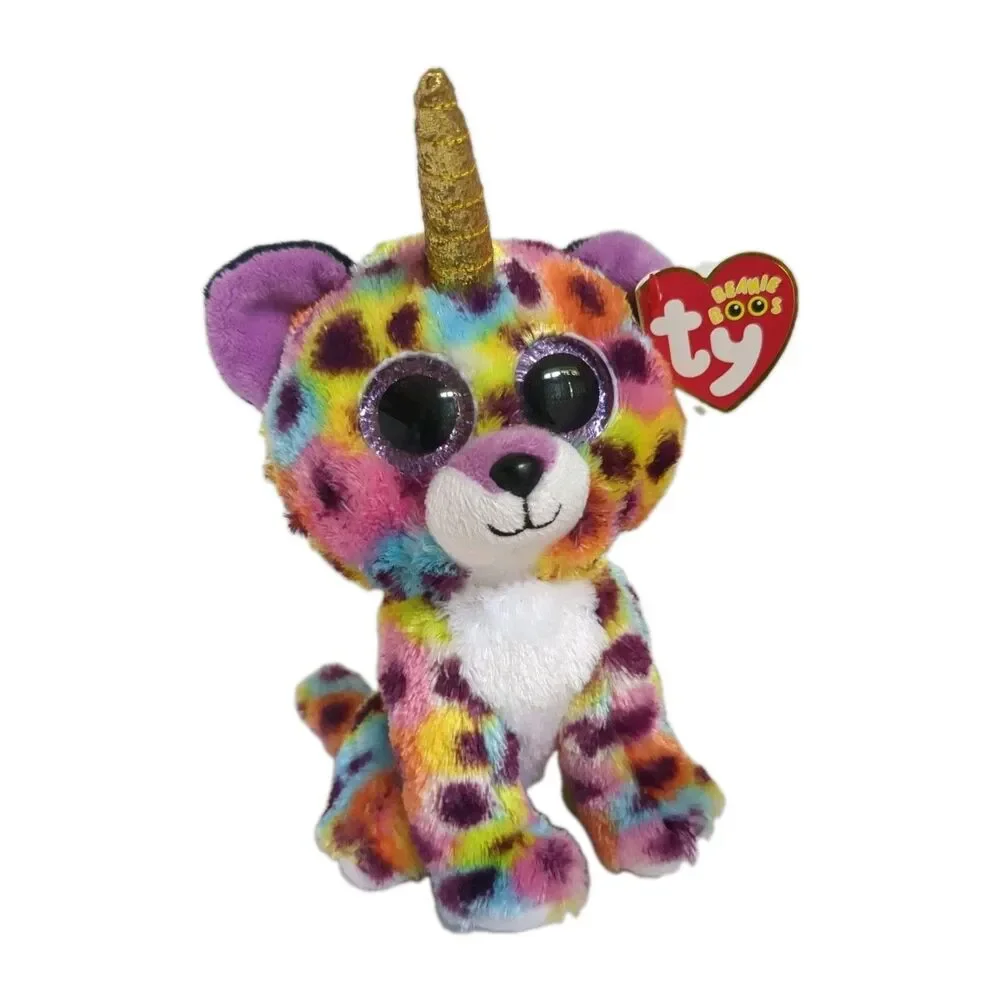 Ty Beanie Boos ❤️ GISELLE the Unicorn Leopard 6